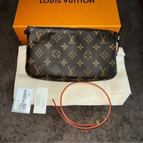 LOUIS VUITTON MONOGRAM POCHETTE ACCESSOIRES BAG POUCH CLUTCH - Picture 1 of 15